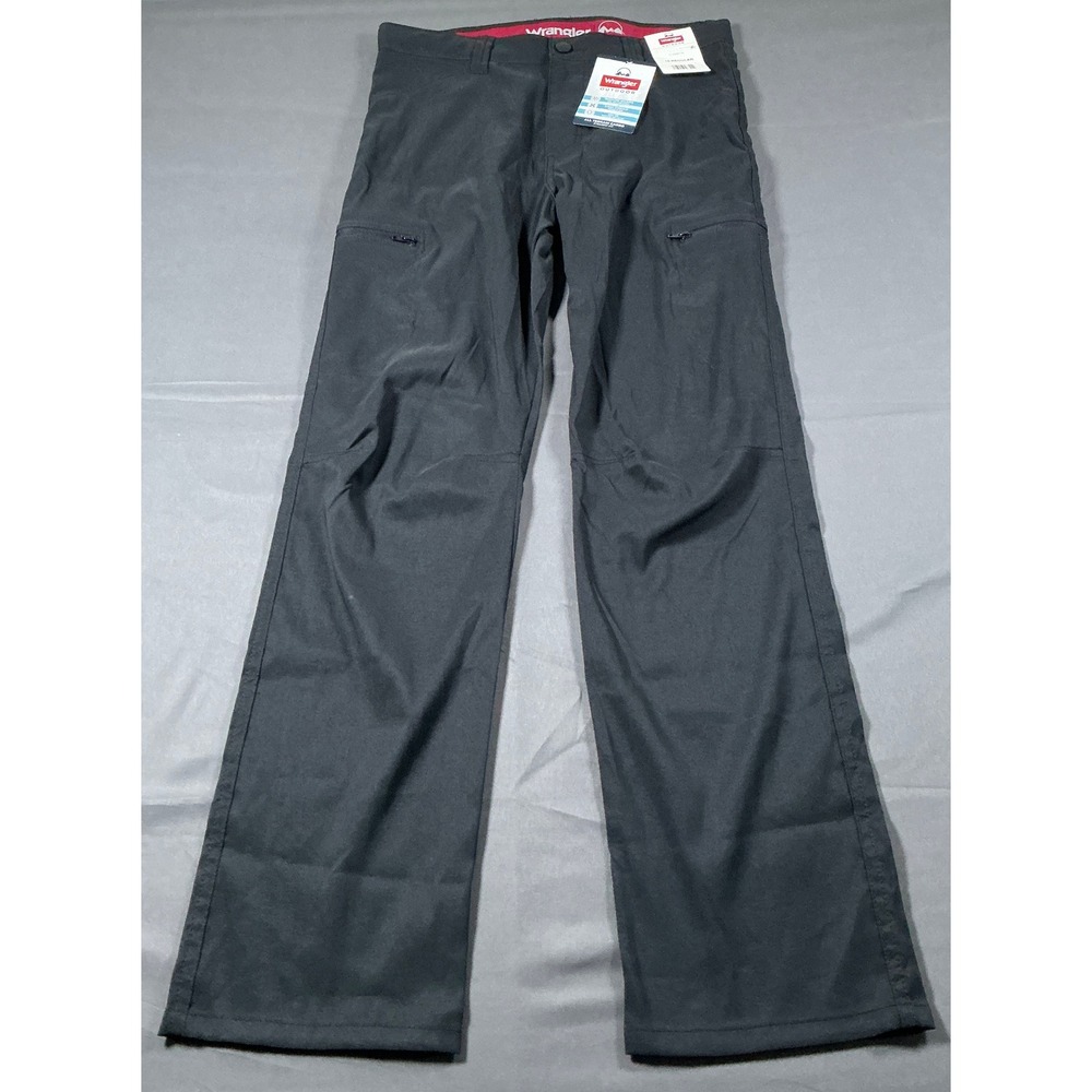 Wrangler Outdoor Womens All Terrain Cargo Pants 16 Regular Gray Straight Fit New